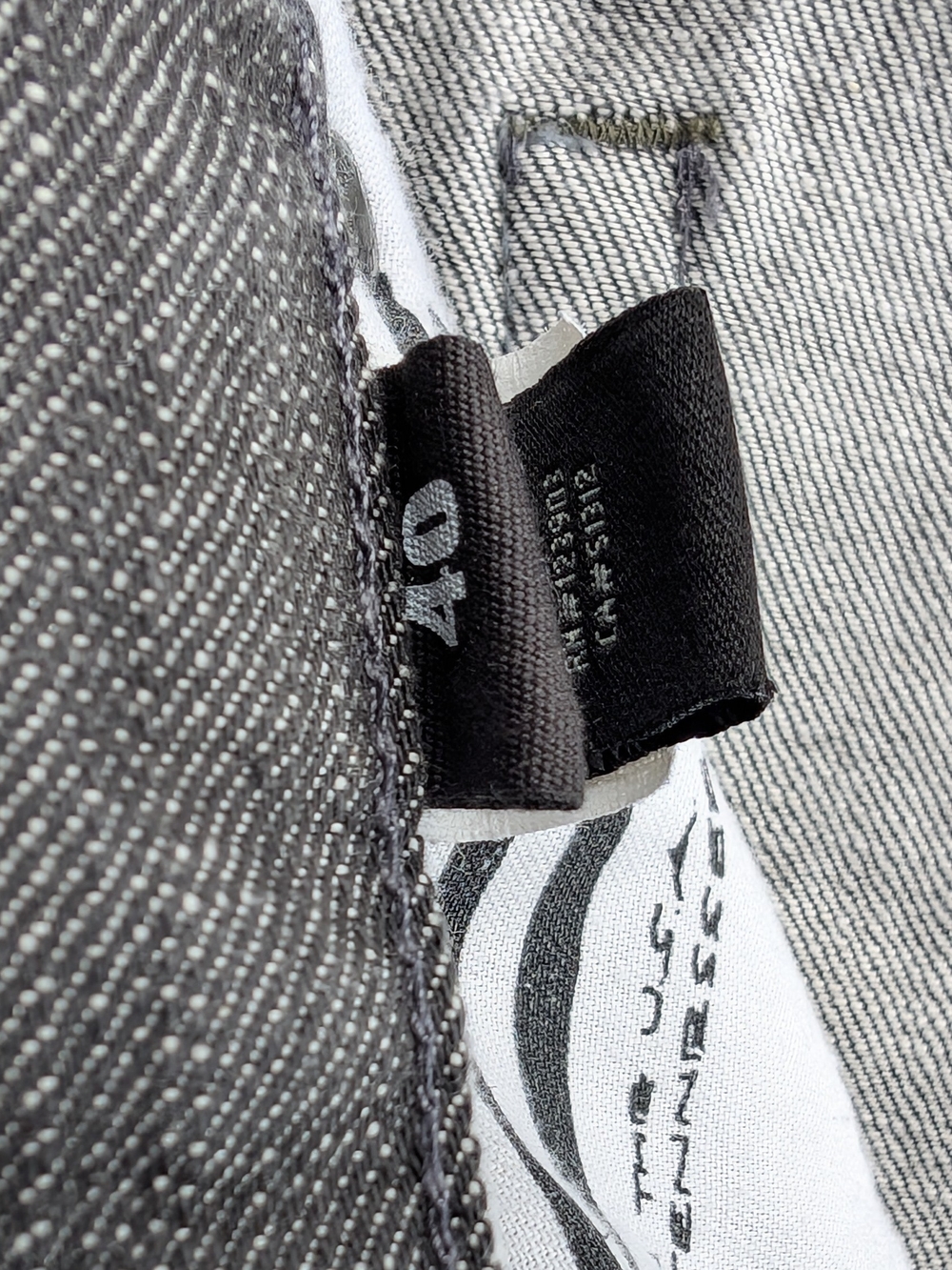 William Rast Jackson Slim Straight Jeans (40) Gunpowder - Picture 7 of 7